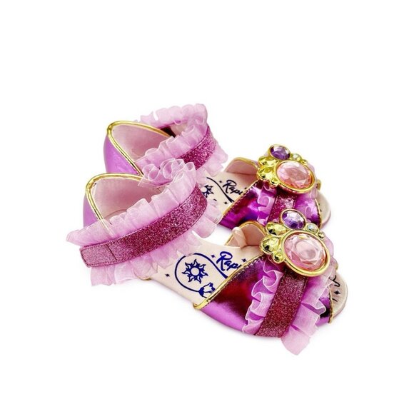 Disney Princess Rapunzel Costume Shoes Tangled Size 13.5 - Picture 3 of 5